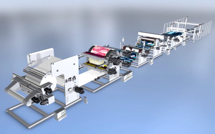 Central impression (CI) printing machine